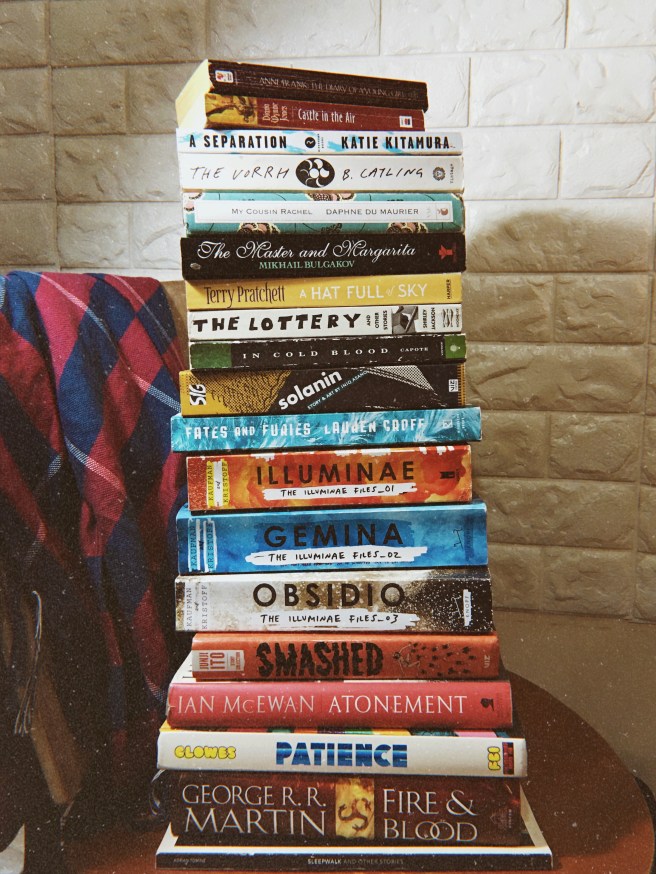 book stack